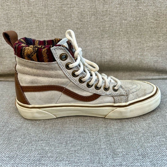 Vans Sk8-Hi MTE 3M Scotchgard Gray Suede Sneakers 721454 Men’s 4 / Women’s 5.5 - Picture 5 of 13